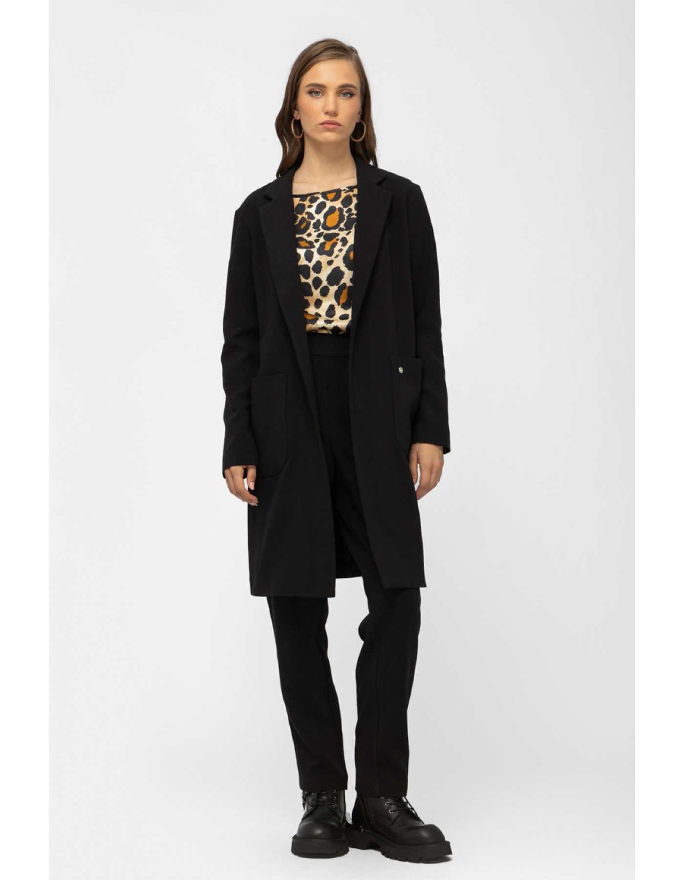 Σακάκι μακρύ αφοδράριστο Σακάκι μακρύ αφοδράριστο