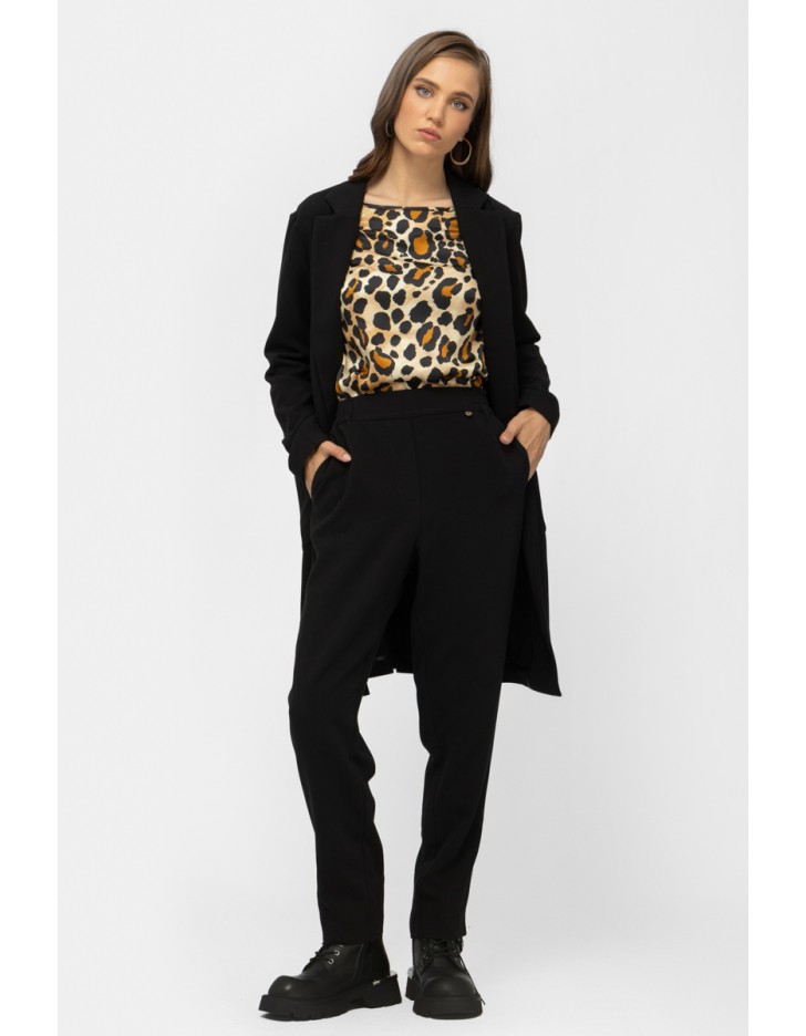 Παντελόνι με λάστιχο και τσέπες