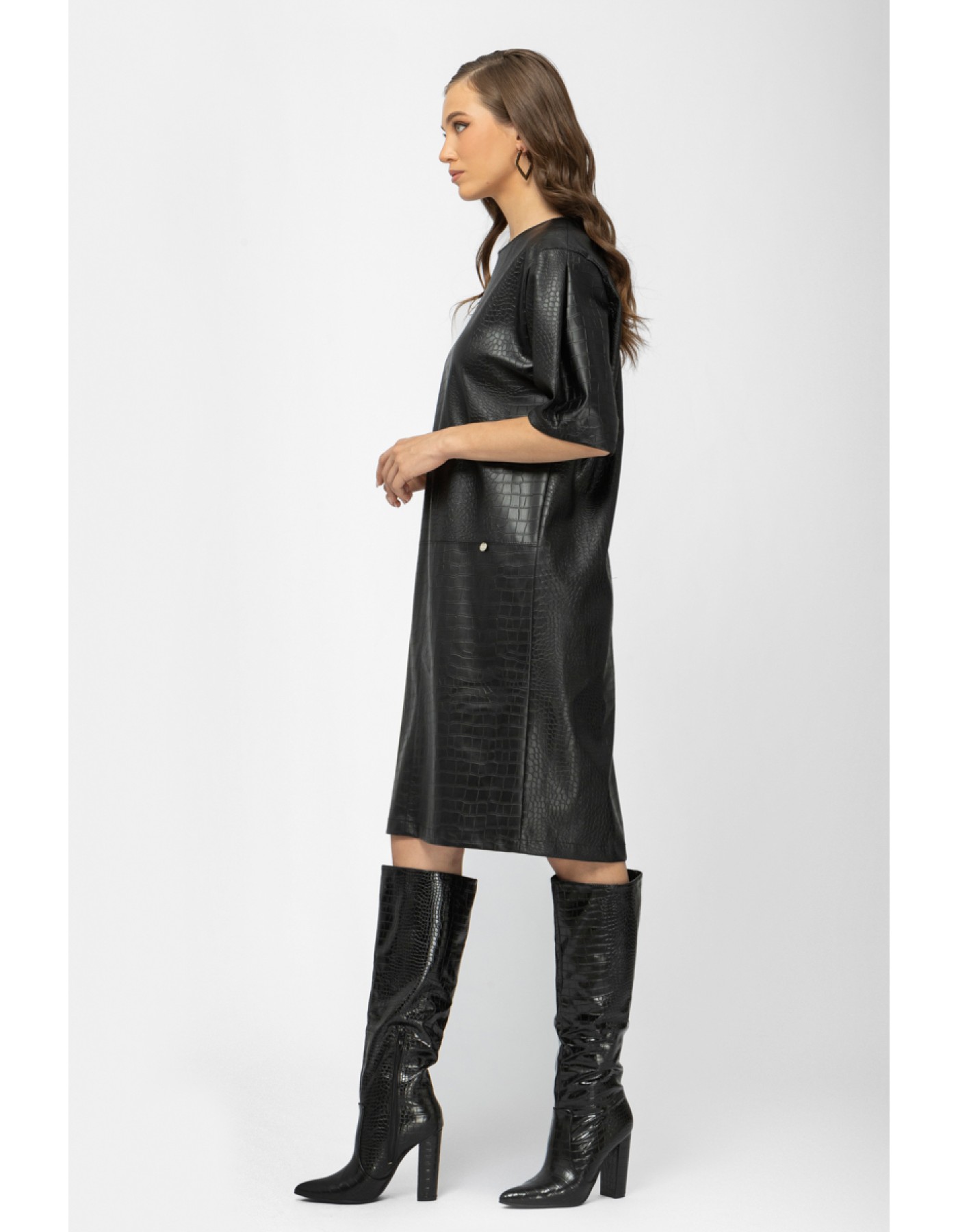 Φόρεμα δερματίνη Croco Φόρεμα δερματίνη Croco