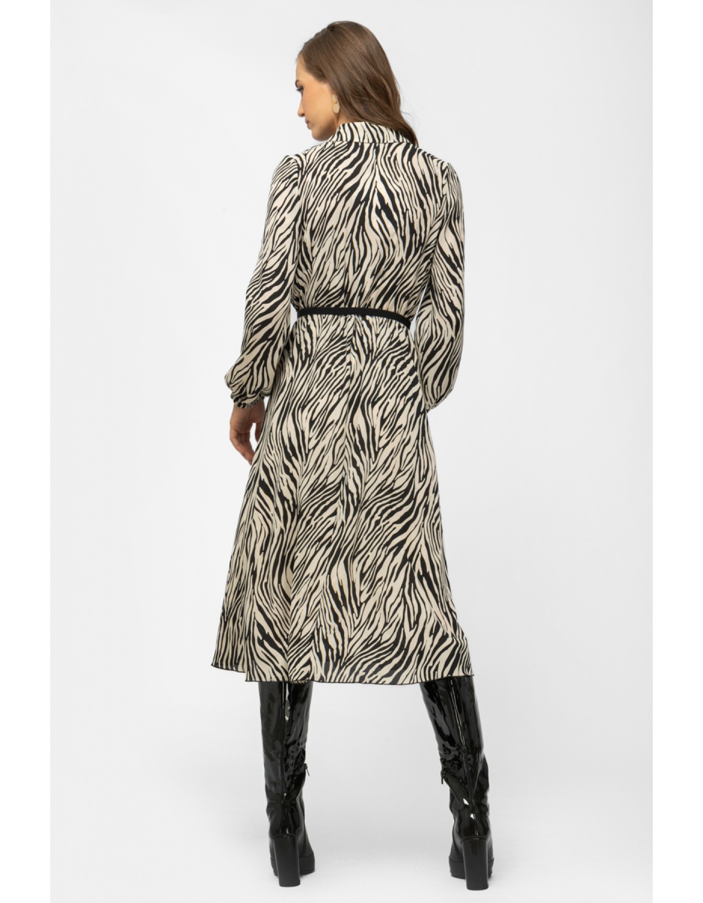 Φόρεμα Zebra διαφάνεια λάστιχο Φόρεμα Zebra διαφάνεια λάστιχο