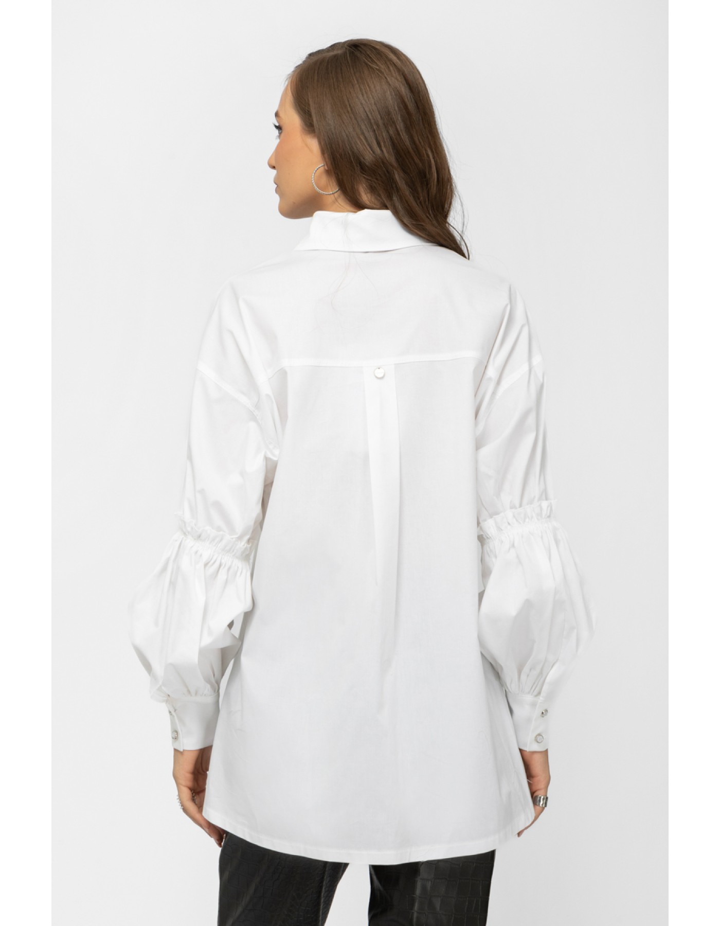 Πουκάμισο ποπλίνα φουσκωτό