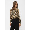 Μπλούζα σατέν naturale leopard Charm
