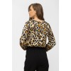 Μπλούζα σατέν naturale leopard Charm