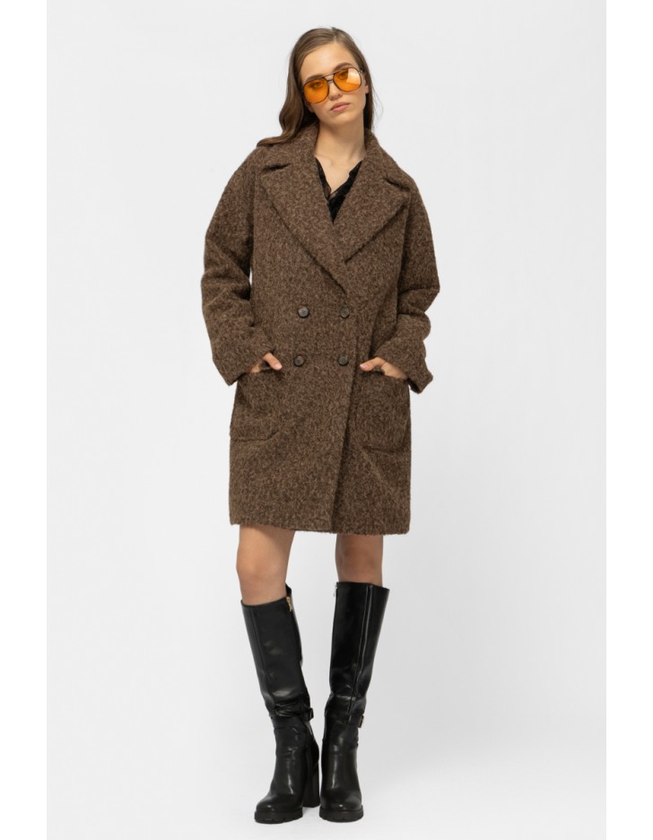 Παλτό σταυροκούμπι Mohair Charm Παλτό σταυροκούμπι Mohair Charm