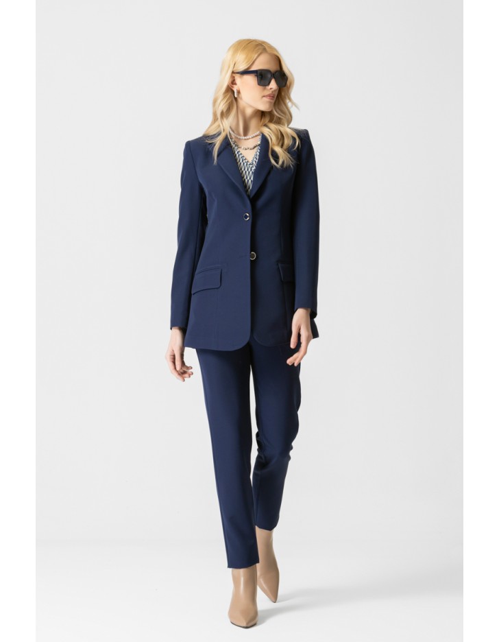 Blazer Muffin κρεπ γιακάς