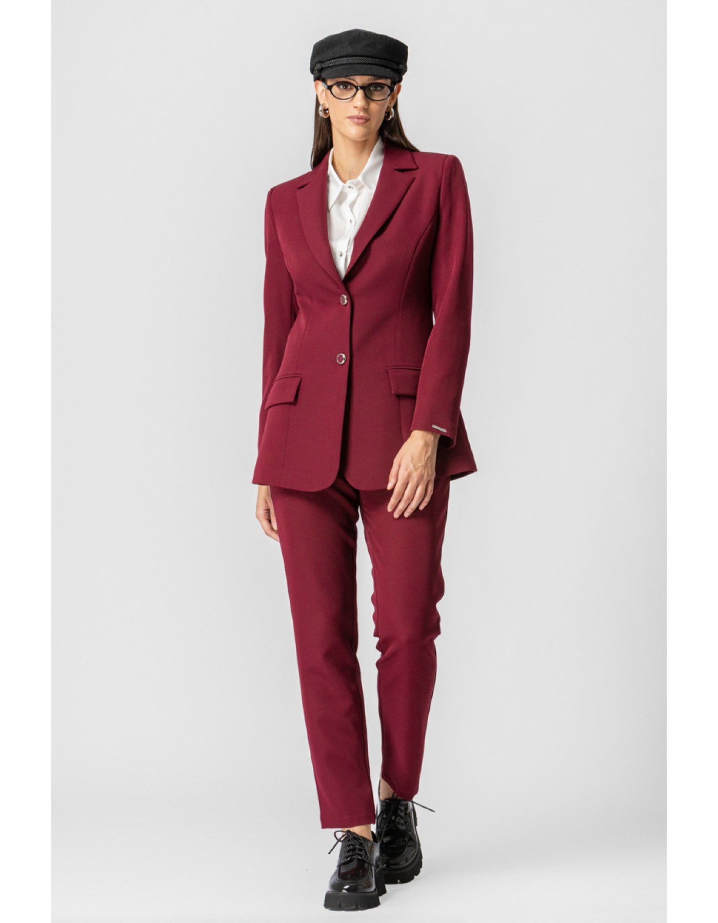 Blazer Muffin κρεπ γιακάς