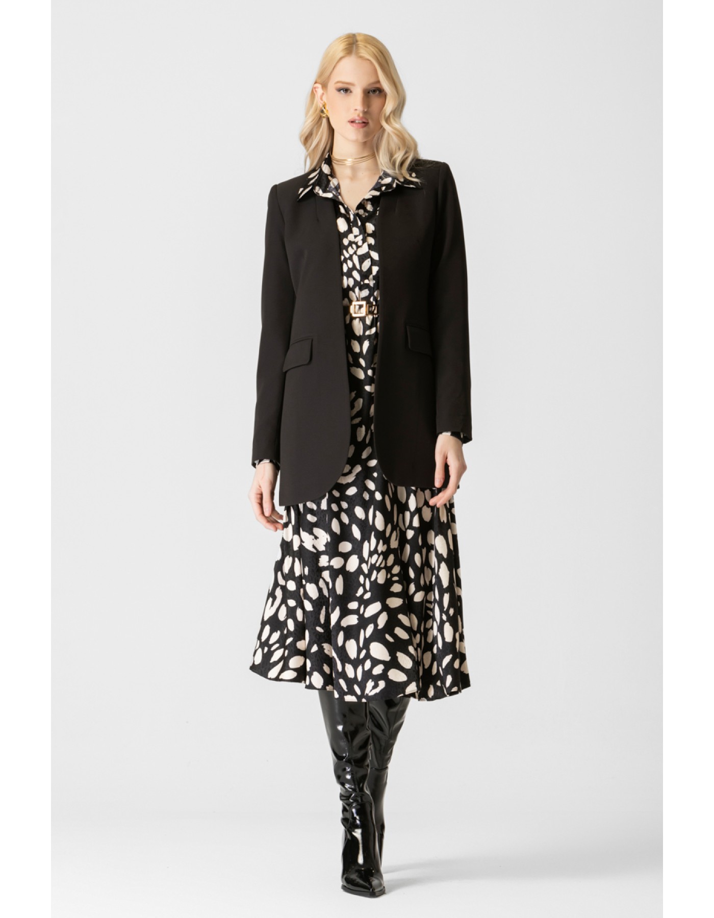 Blazer ελαστικό κρεπ Muffin_