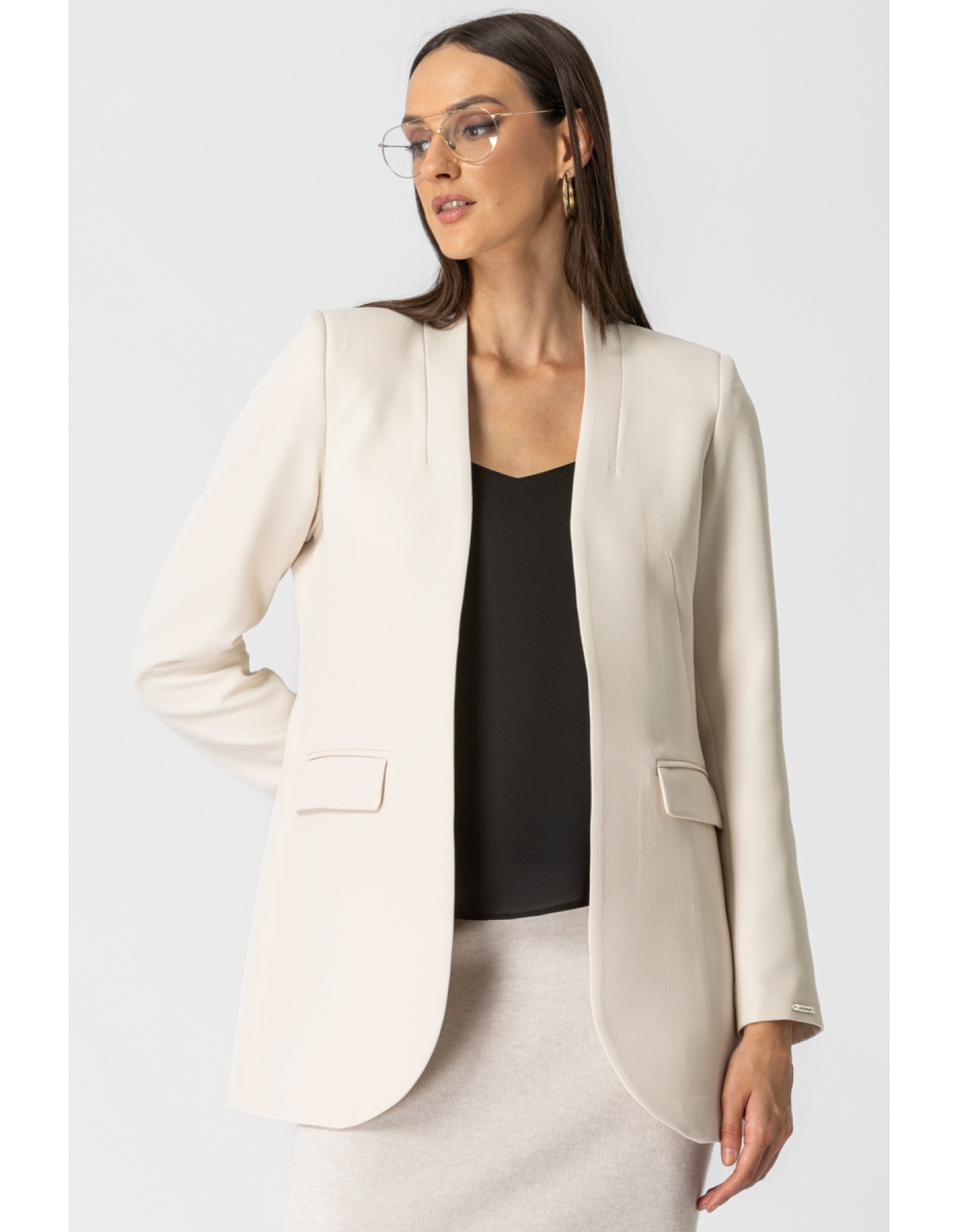 Blazer ελαστικό κρεπ Muffin_