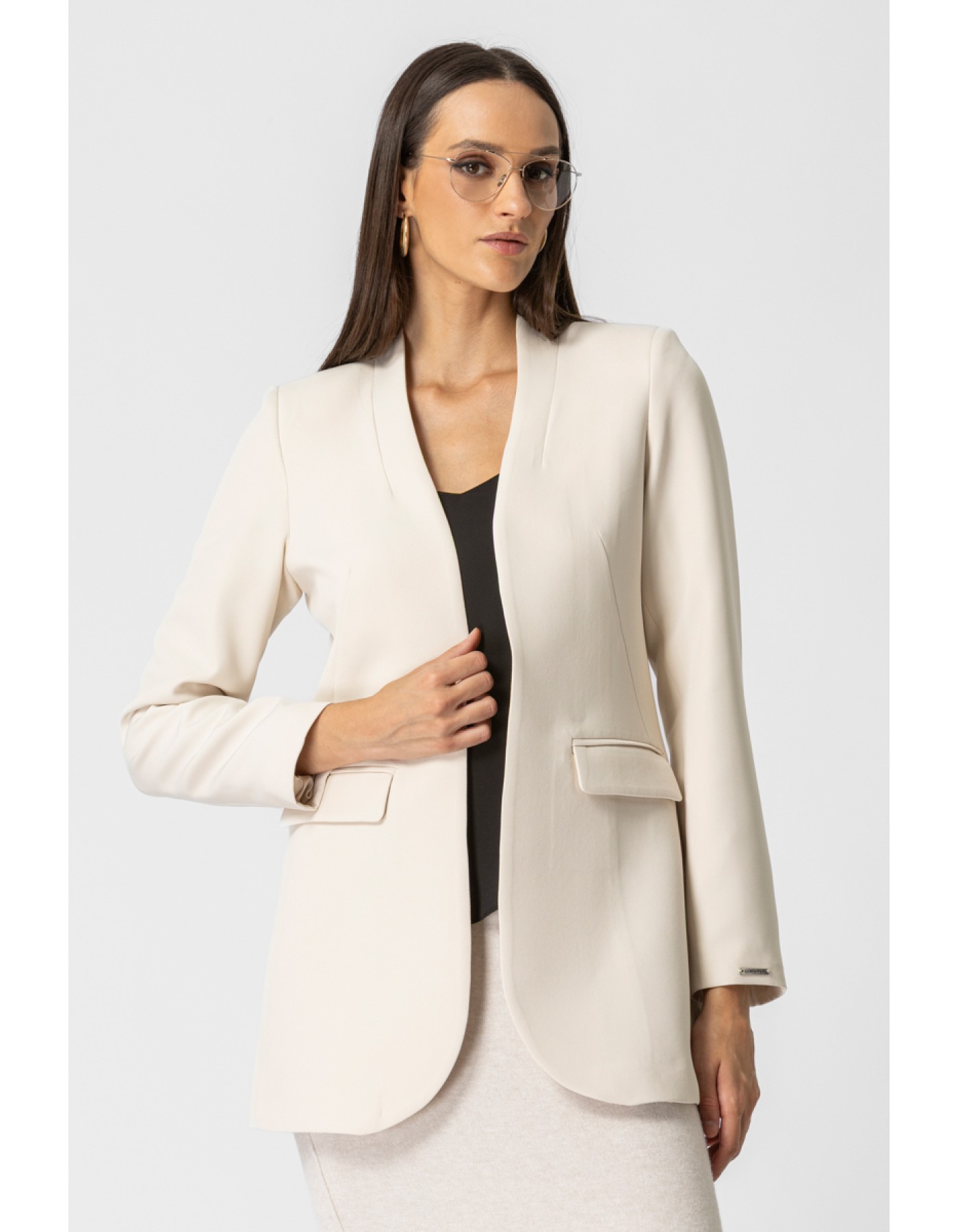 Blazer ελαστικό κρεπ Muffin_