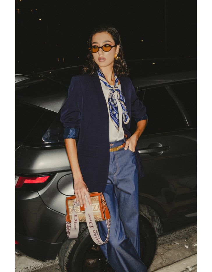 Blazer ελαστικό κρεπ Muffin_