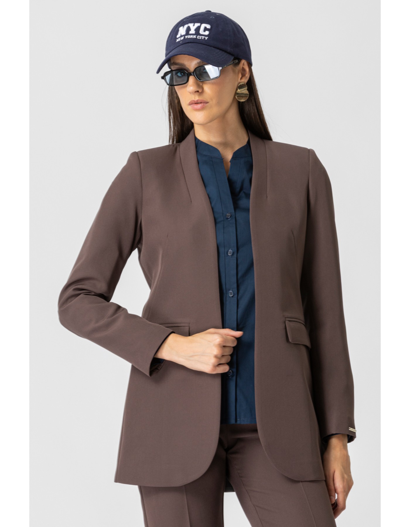 Blazer ελαστικό κρεπ Muffin_