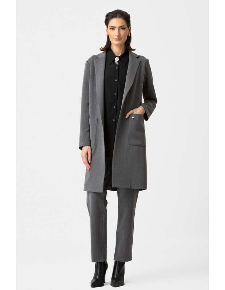 Σακάκι μακρύ αφοδράριστο