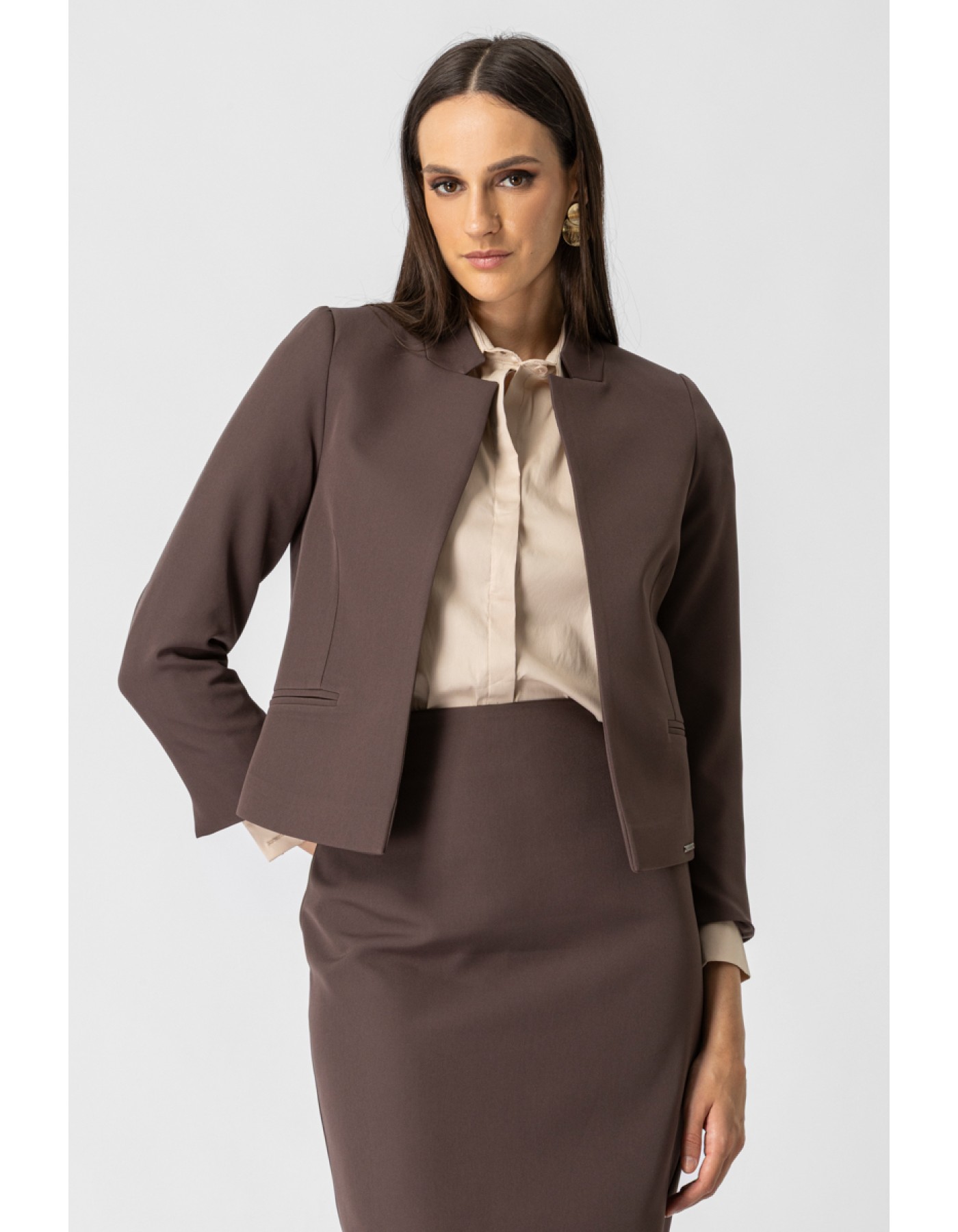 Μπολέρο κρεπ Muffin ελαστικό