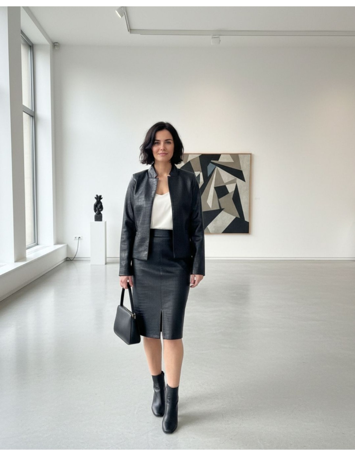 Σακάκι Eco Croco δερματίνη