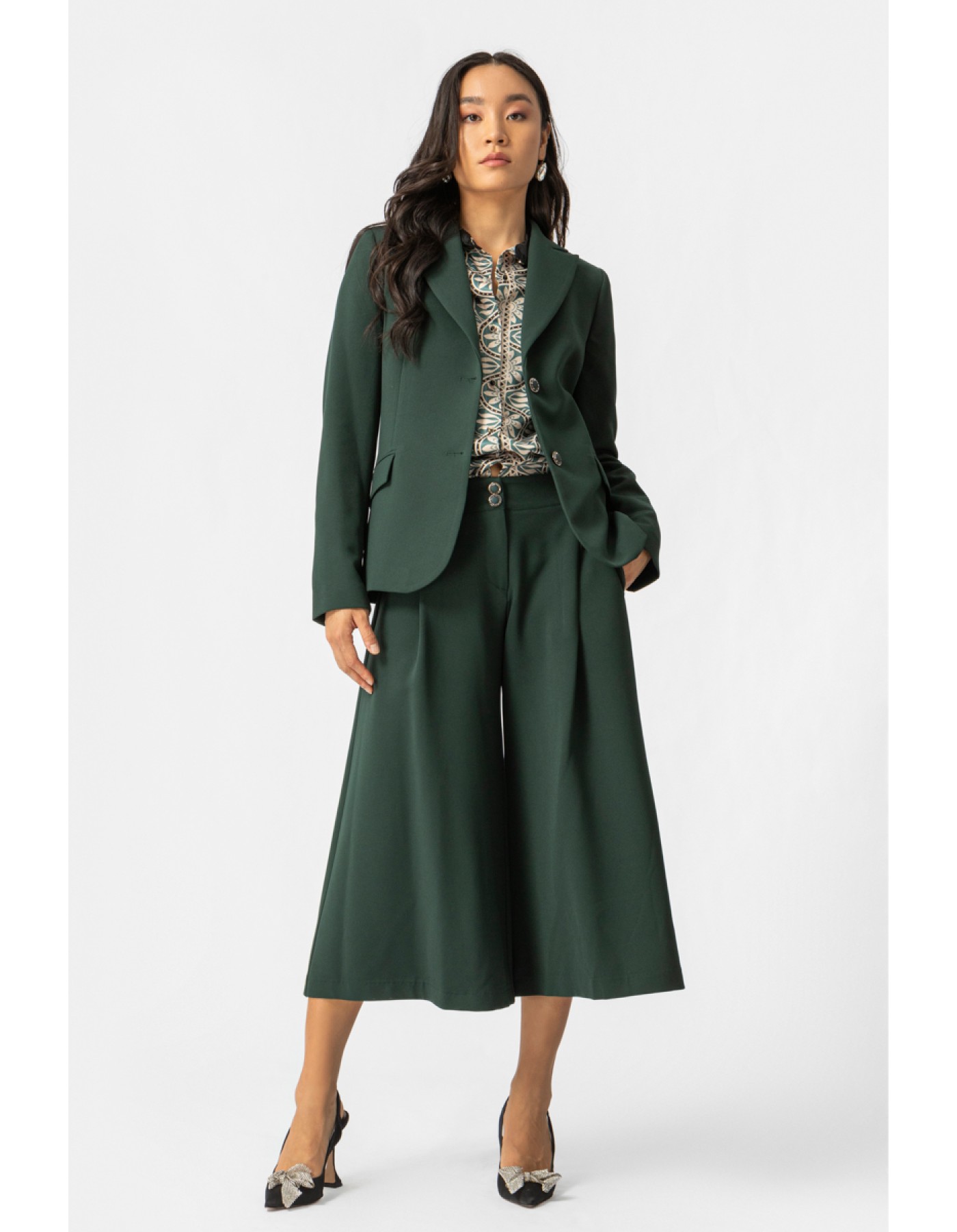 Παντελόνα κρεπ διαγωνάλ TURN