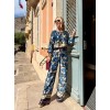 Παντελόνα σατέν εμπριμέ Florence