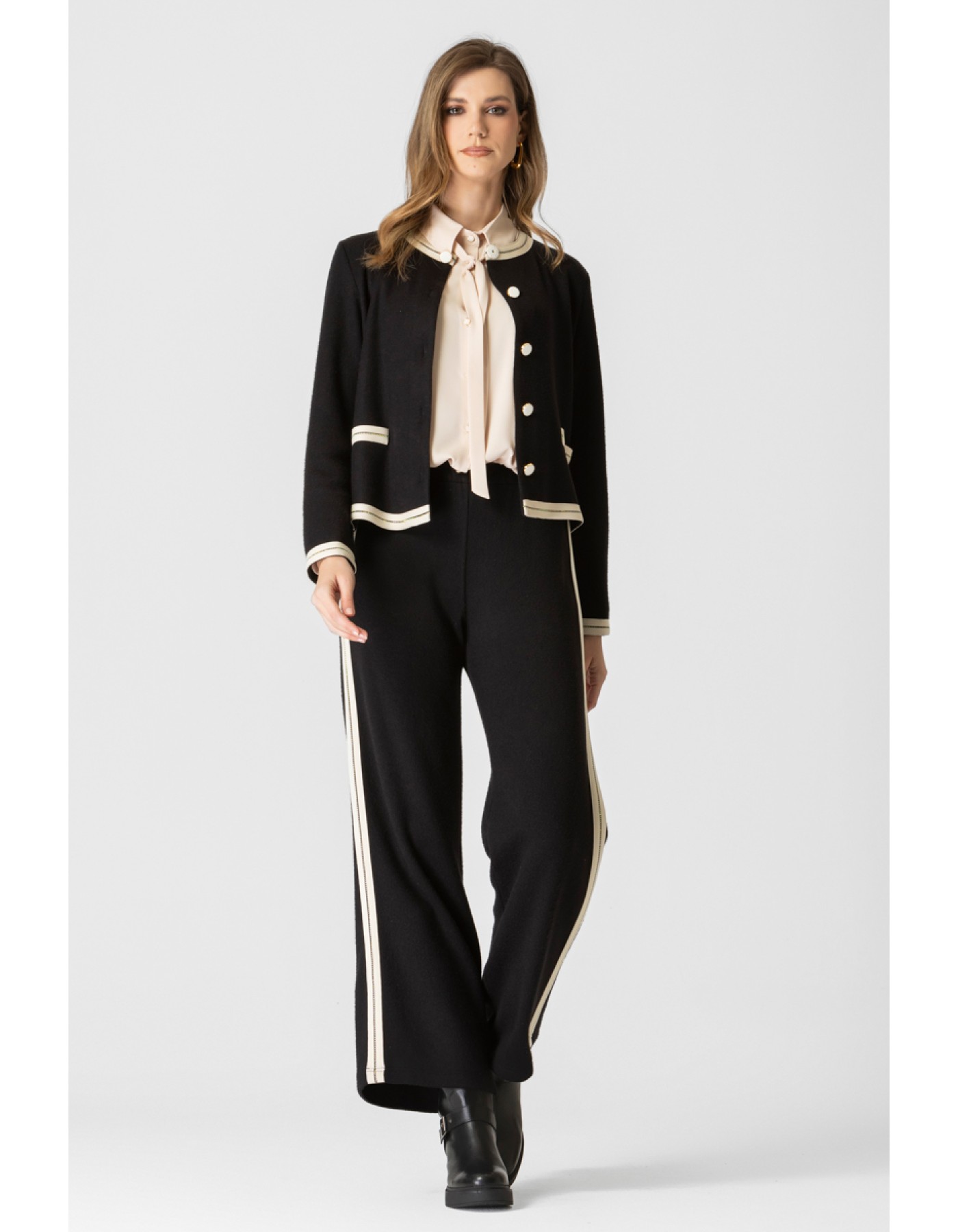 Παντελόνα πλεχτή με φάσα