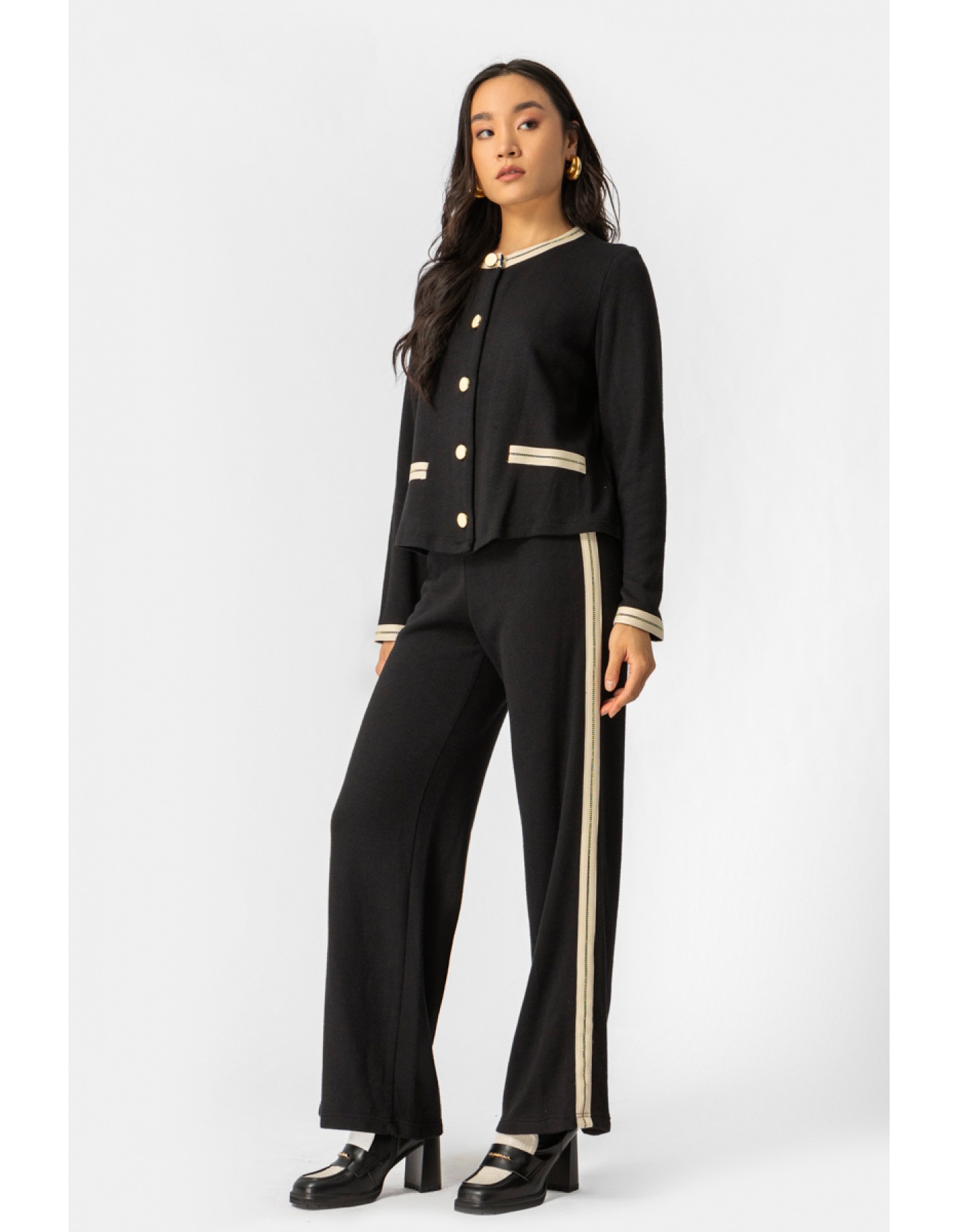 Παντελόνα πλεχτή με φάσα