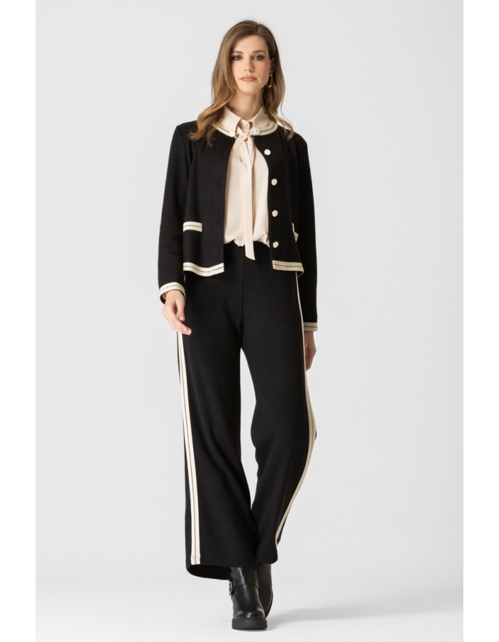 Παντελόνα πλεχτή με φάσα