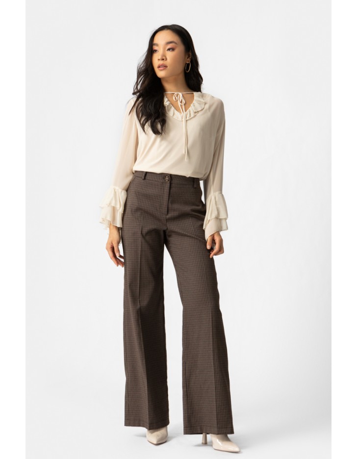 Παντελόνι καρώ Silvia