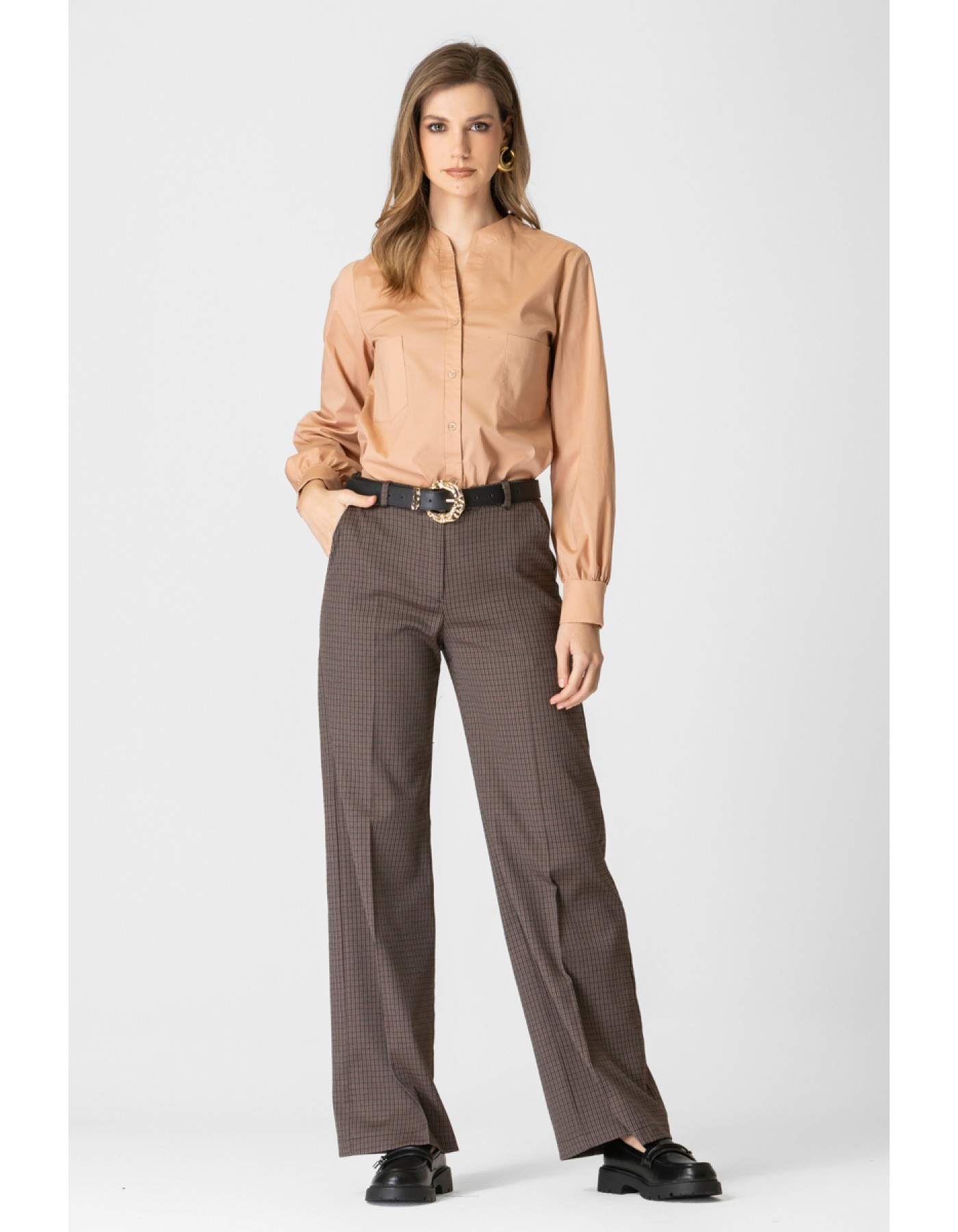 Παντελόνι καρώ Silvia