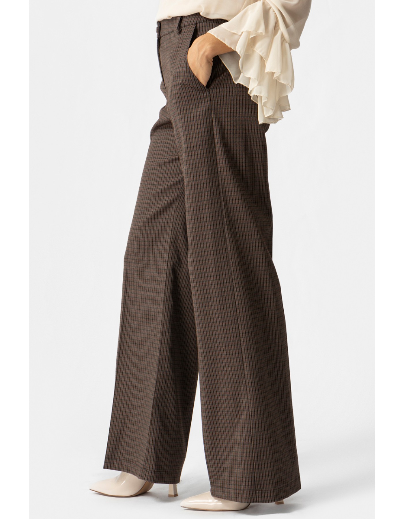 Παντελόνι καρώ Silvia