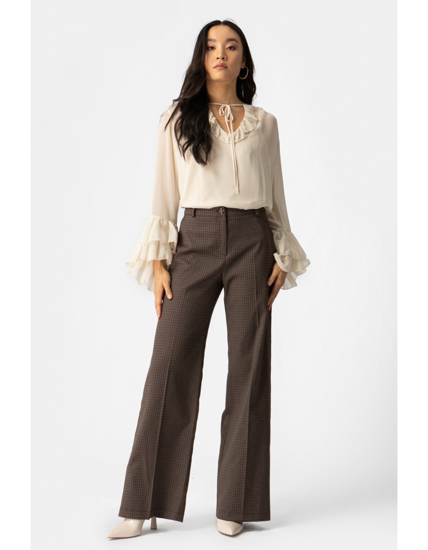 Παντελόνι καρώ Silvia