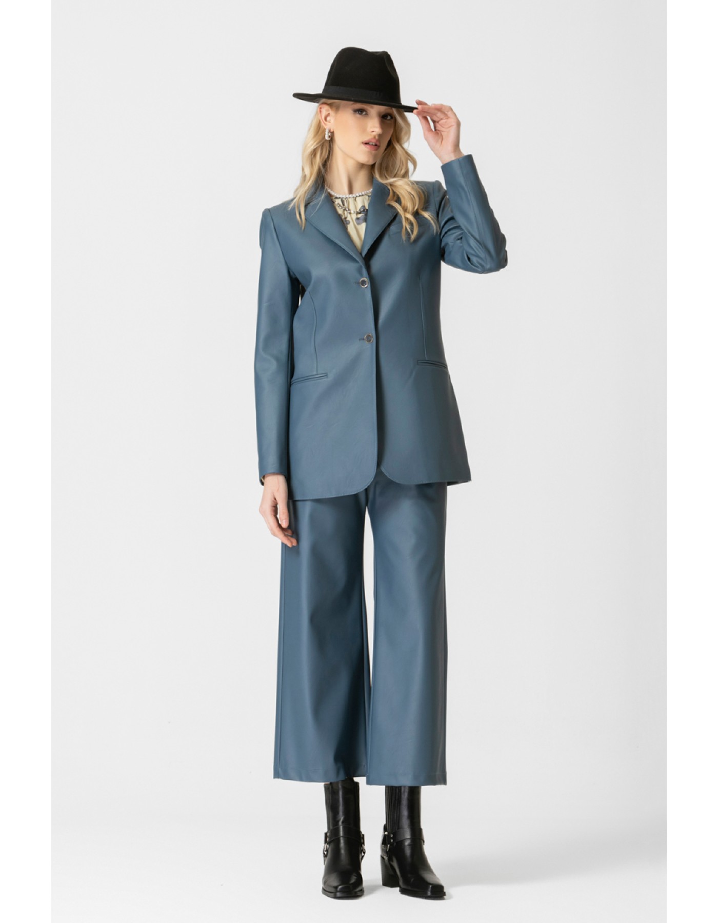 Παντελόνι Zip δερματίνη Original