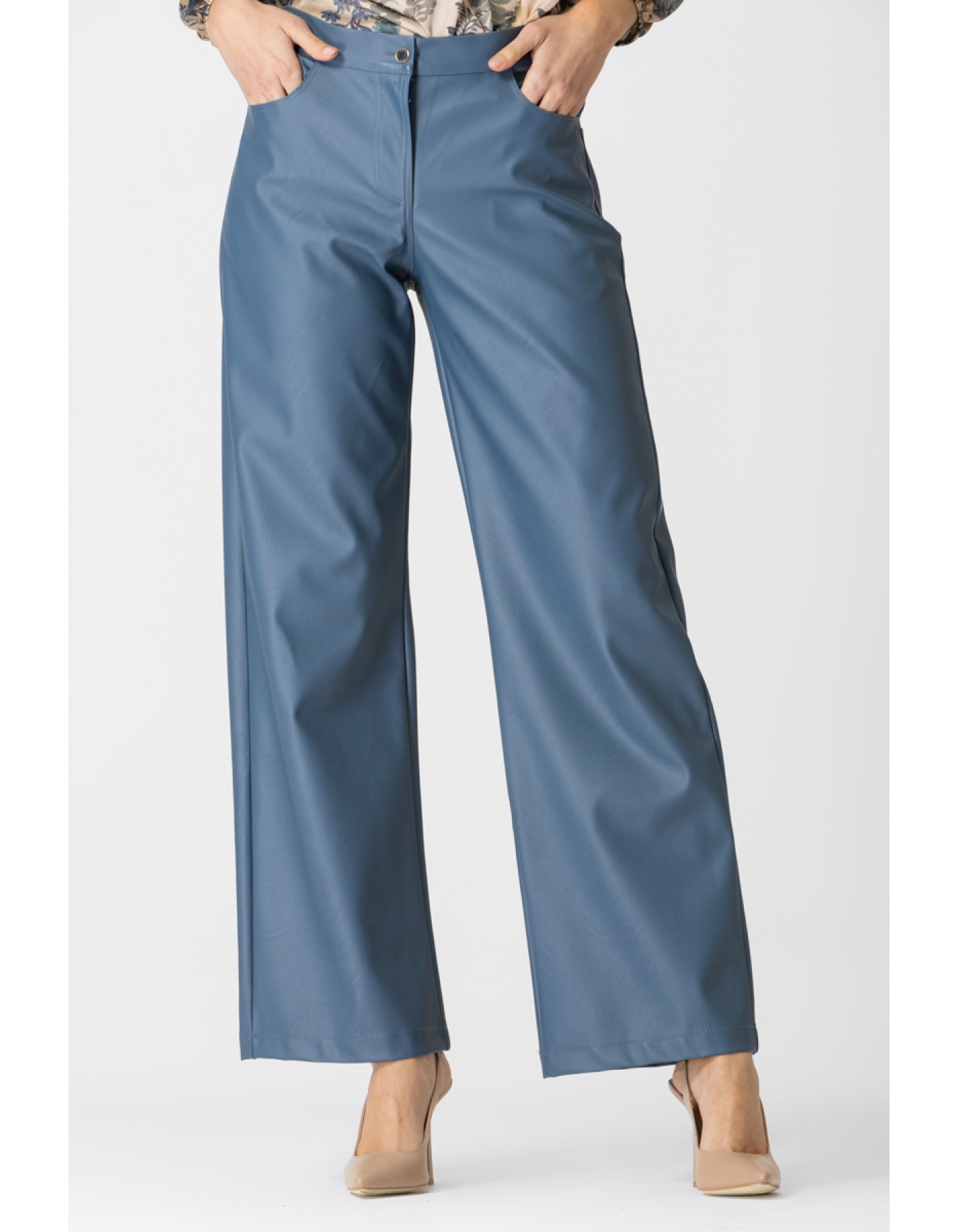 Παντελόνι eco-δερματίνη με λάστιχο