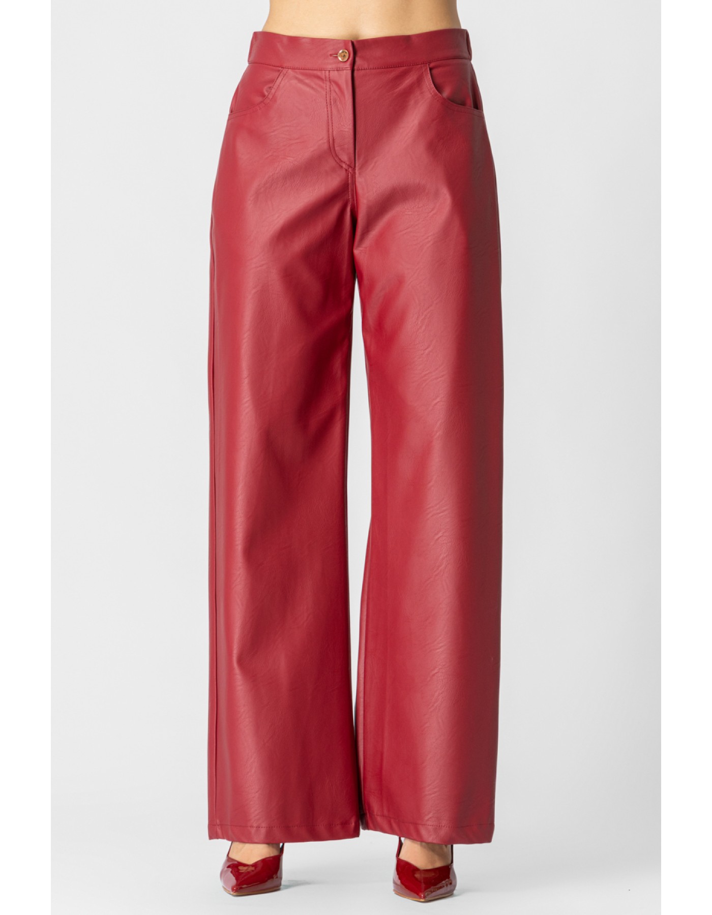 Παντελόνι eco-δερματίνη με λάστιχο