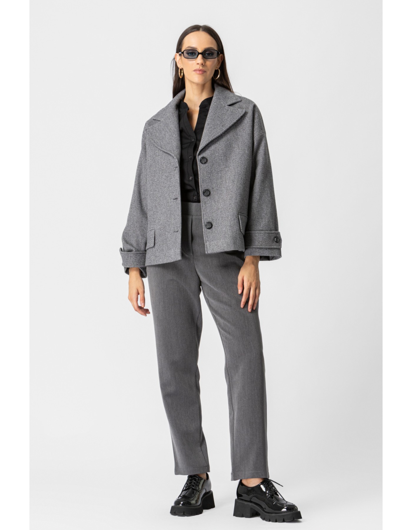 Παντελόνι με λάστιχο και τσέπες