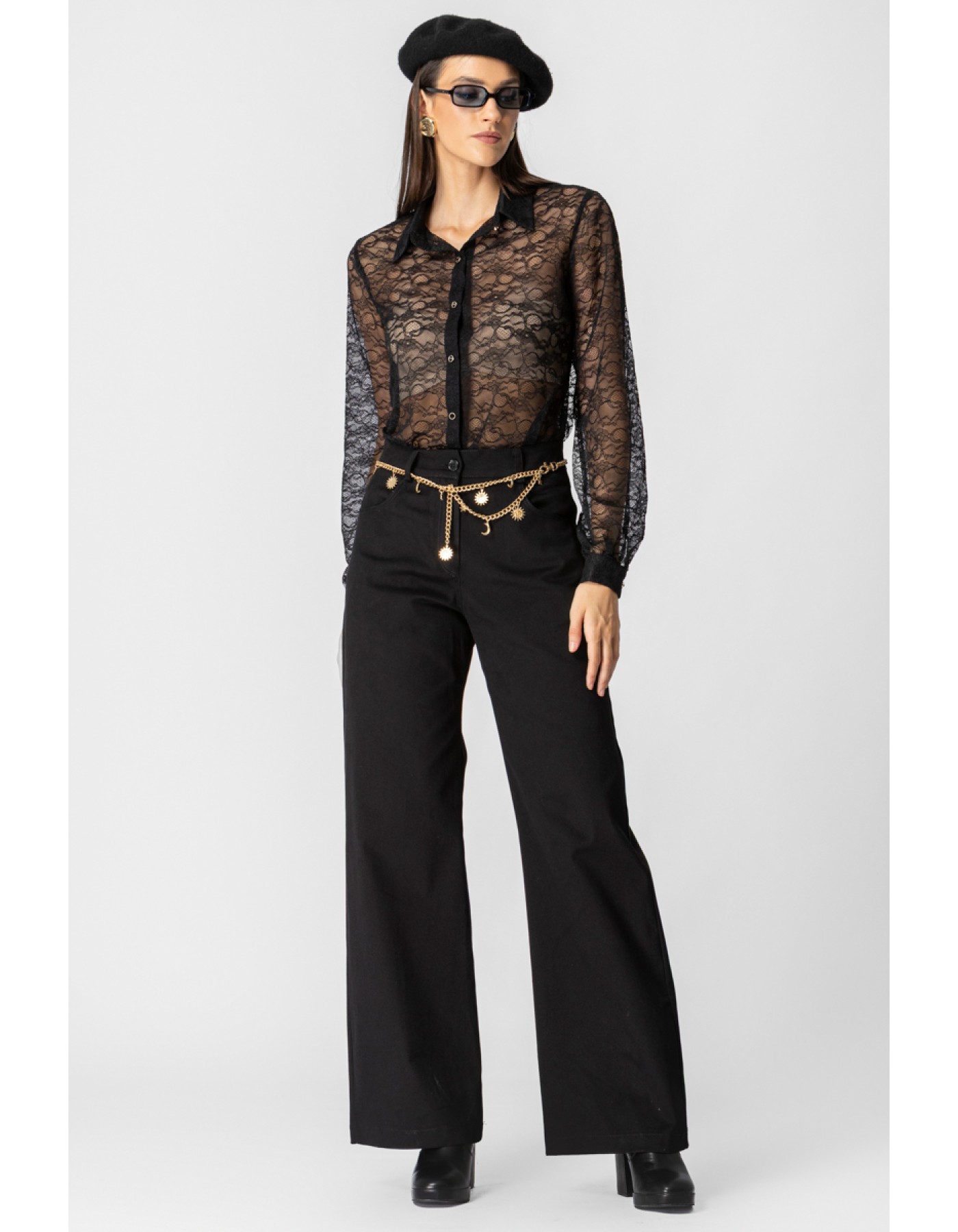 Παντελόνι λεοπάρ Jean καμπαρντίνα