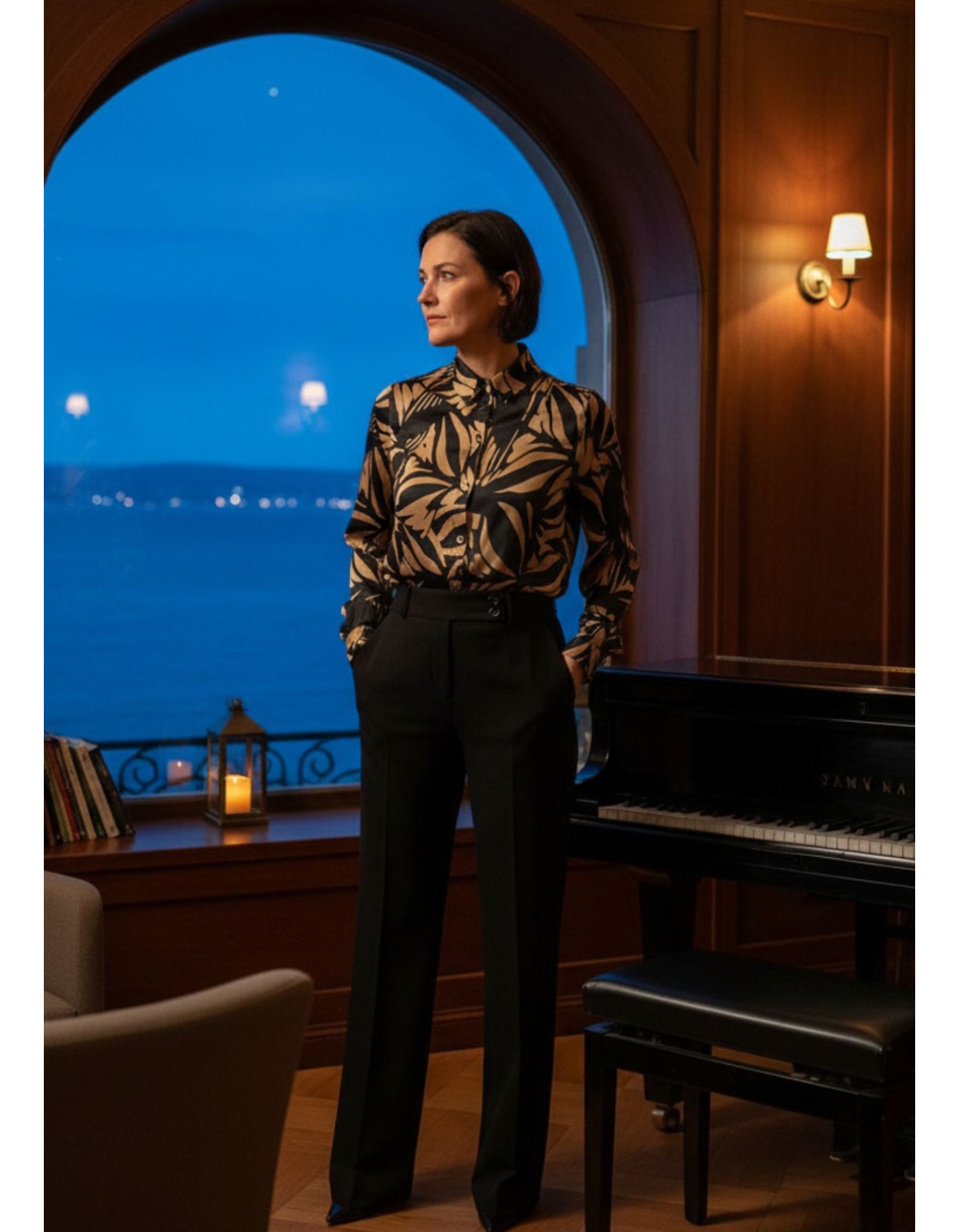 Παντελόνι ελαστικό διαγωνάλ Turn