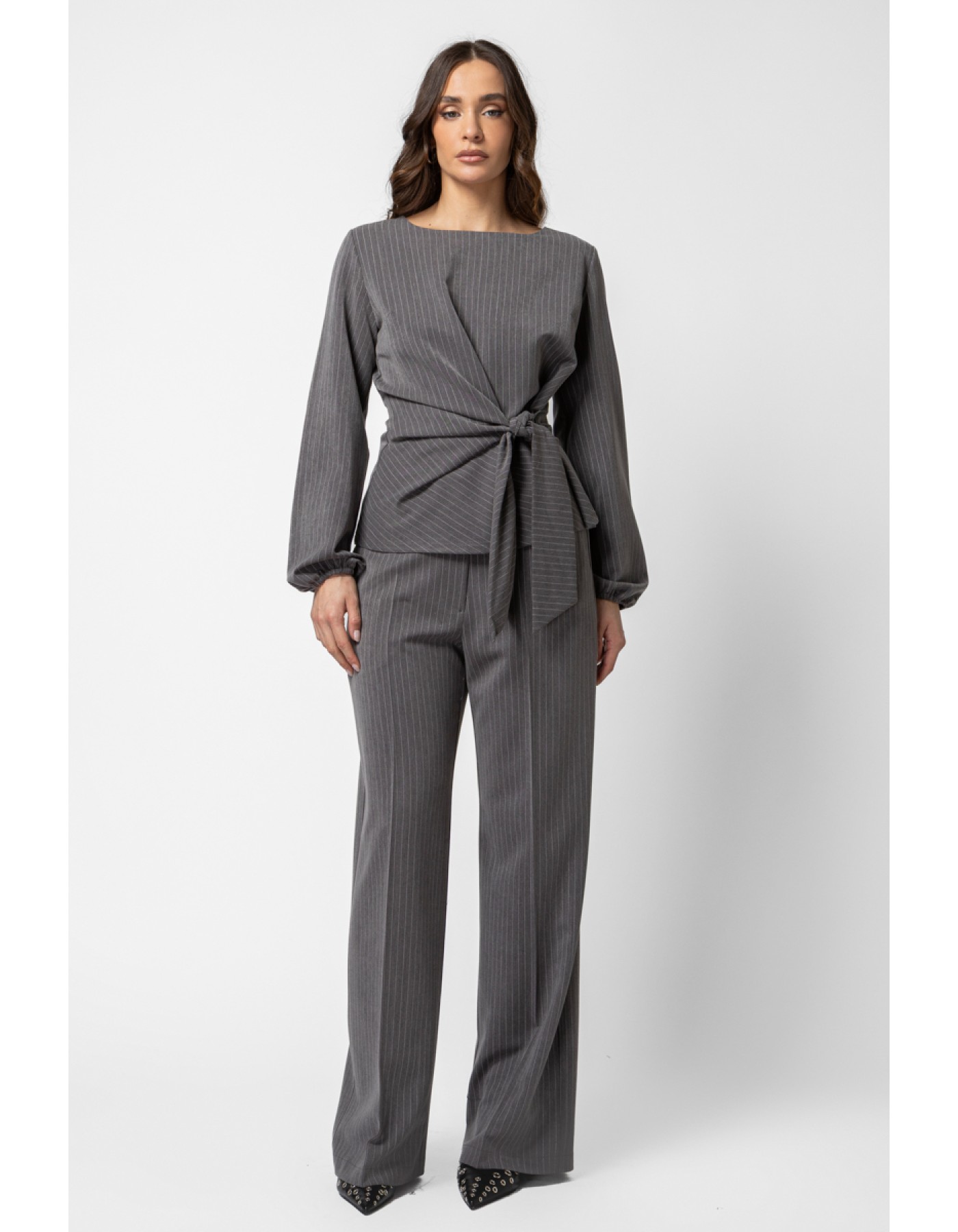 Παντελόνα ριγέ λάστιχο