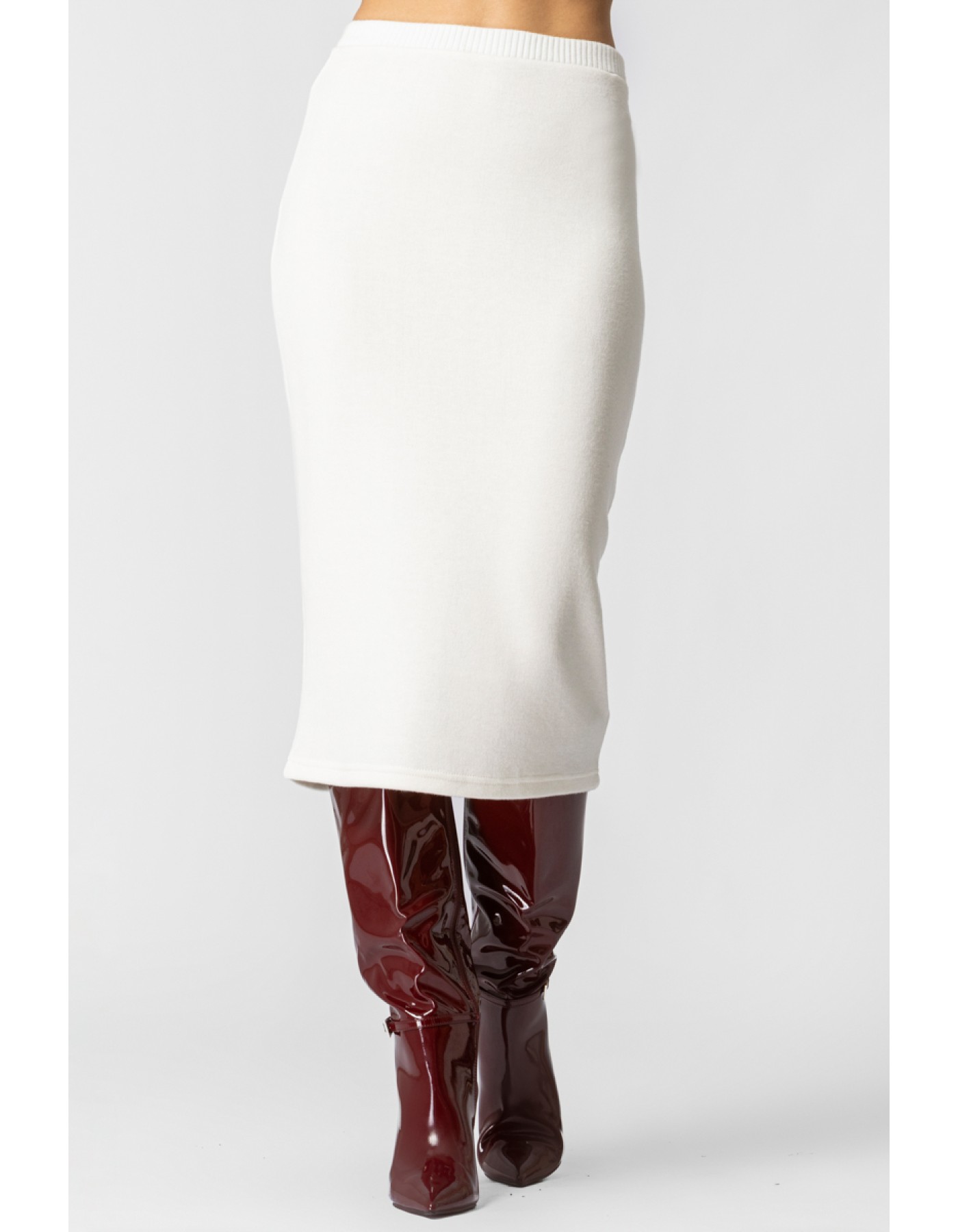 Φούστα πλεχτή ριπ λάστιχο