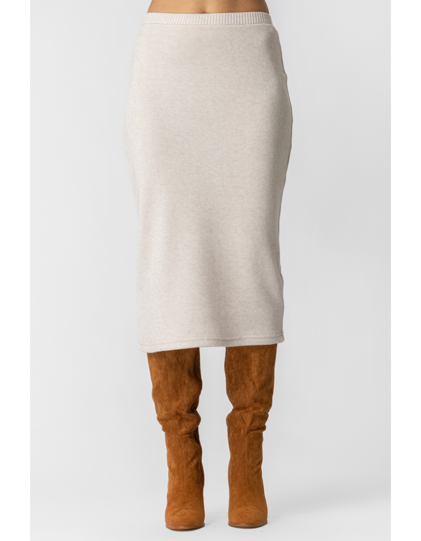 Φούστα πλεχτή ριπ λάστιχο