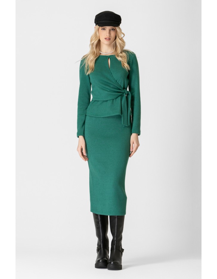 Φούστα πλεχτή ριπ λάστιχο