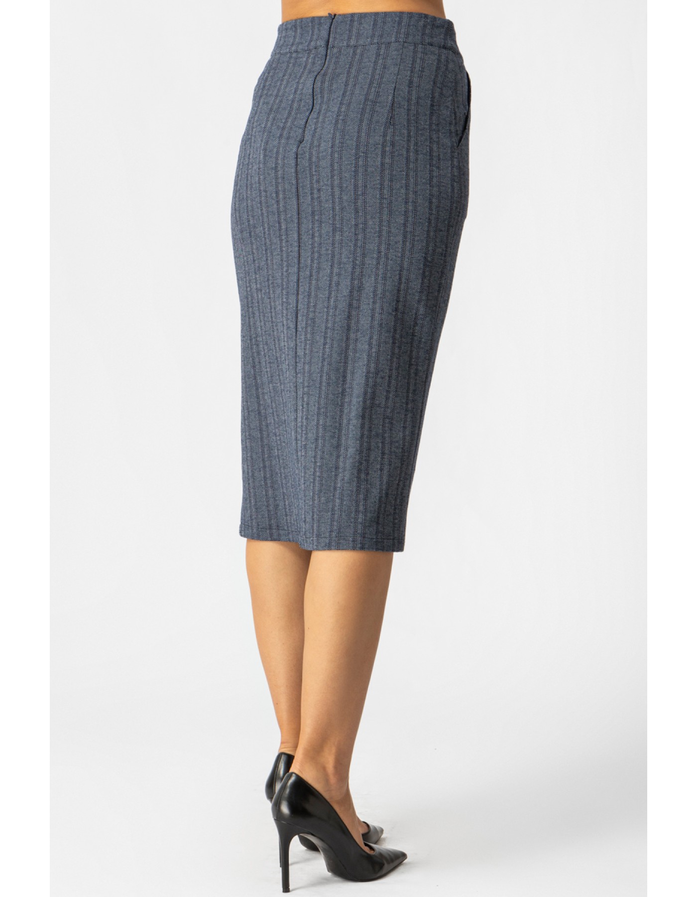 Φούστα ζακάρ ψαροκόκαλο