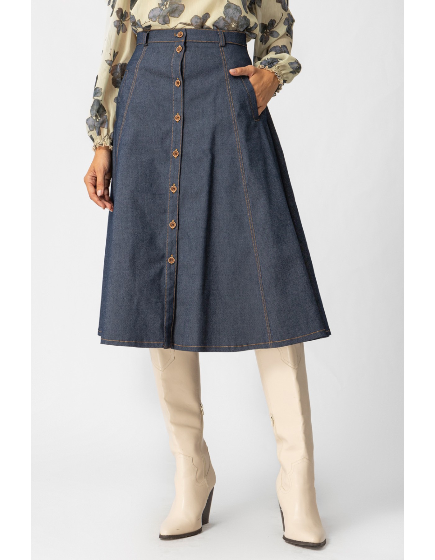 Φούστα Jean κλος