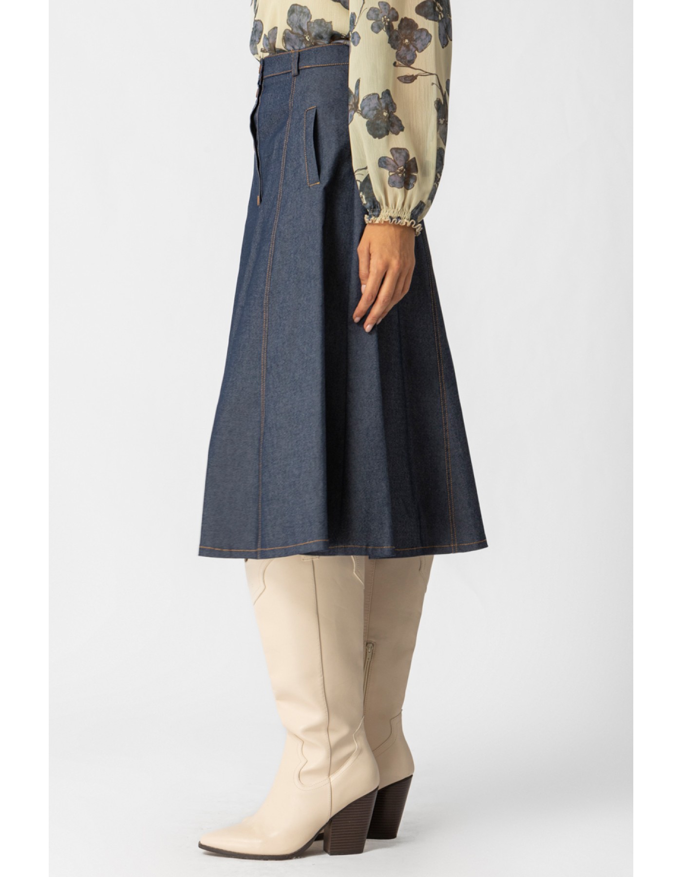 Φούστα Jean κλος