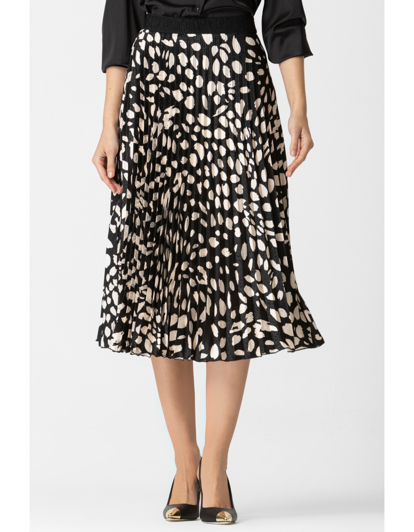 Φούστα πλισσέ ζακάρ