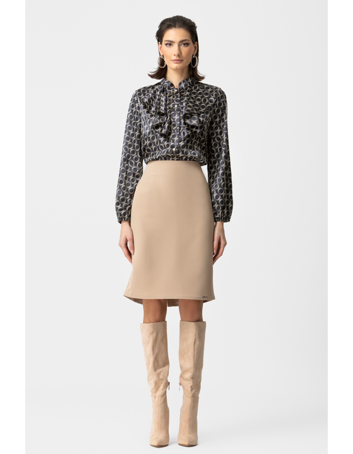 Φούστα κρεπ ίσια_Muffin