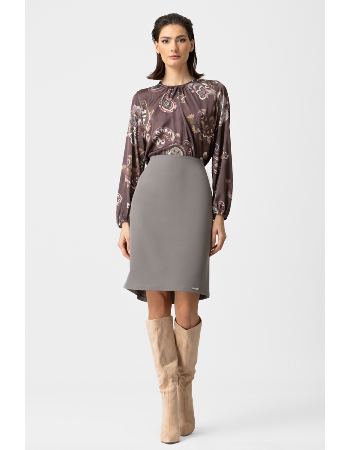 Φούστα κρεπ ίσια_Muffin