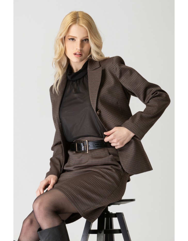 Φούστα καρώ Jola