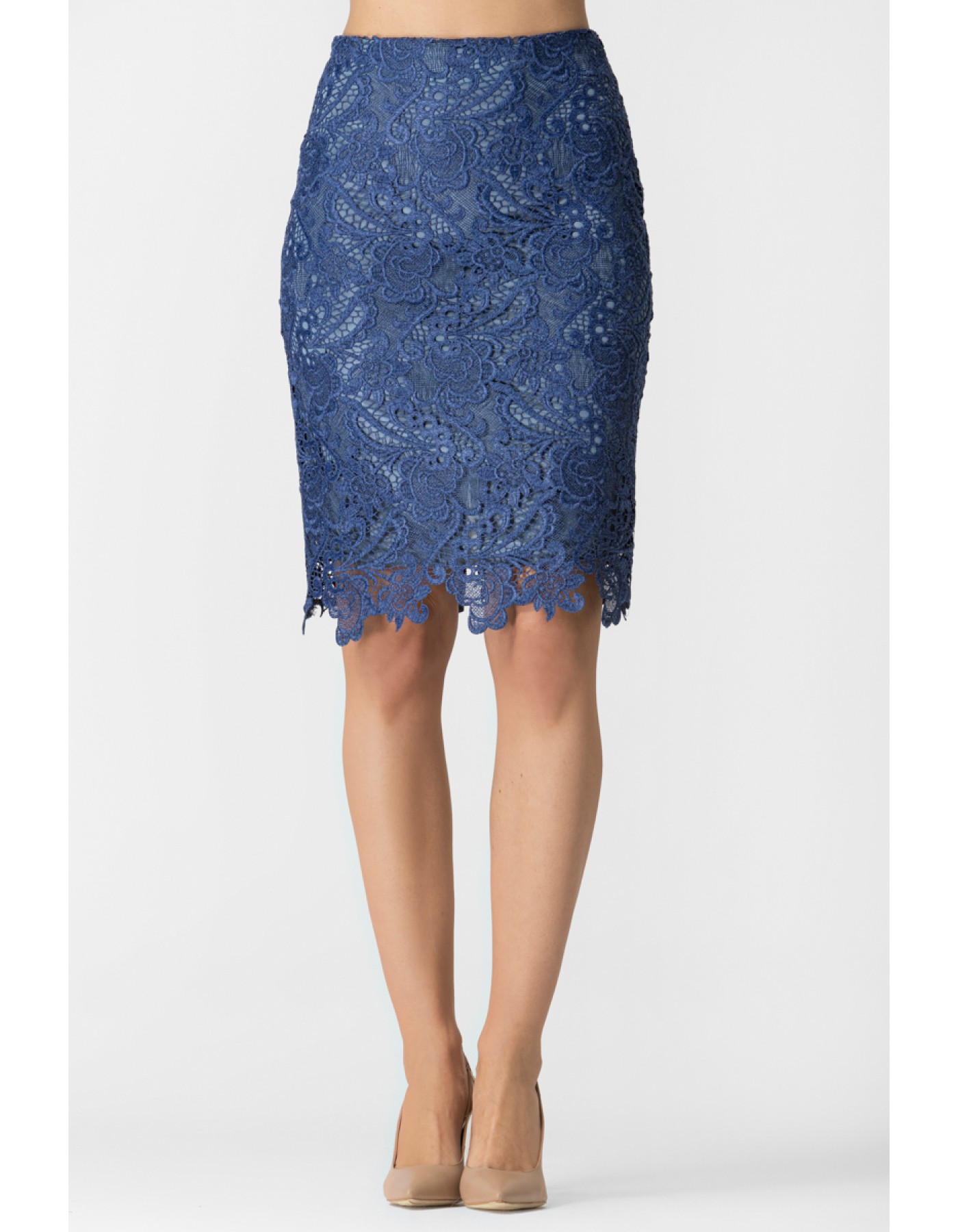 Φούστα Δαντέλα κορδονέ