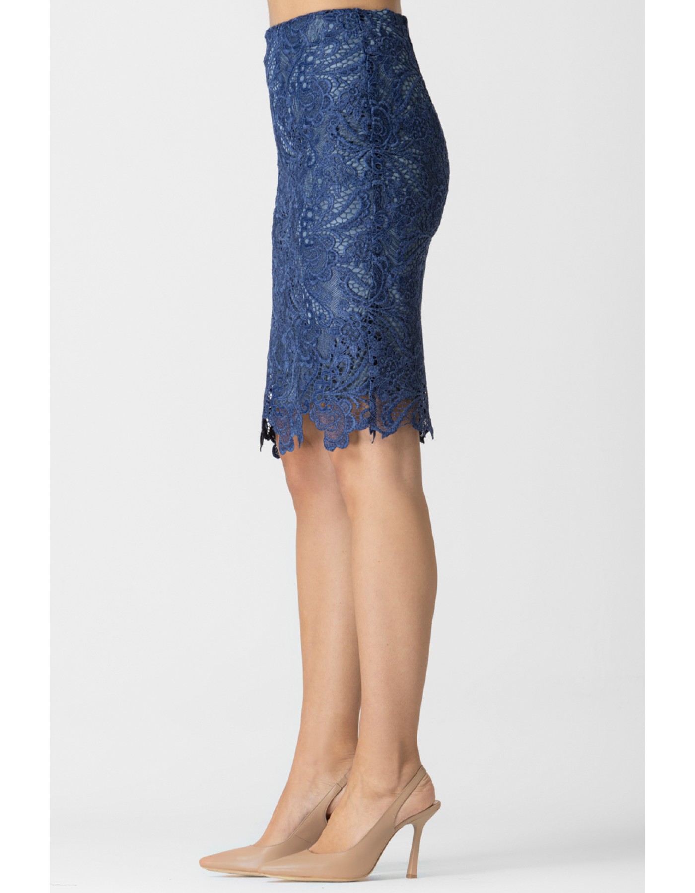 Φούστα Δαντέλα κορδονέ