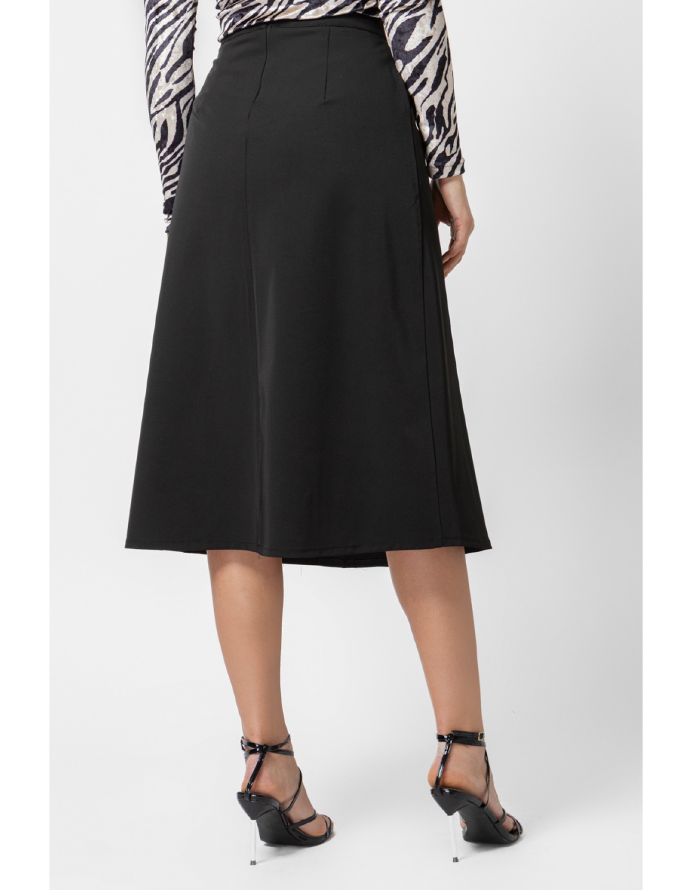 Φούστα κρεπ πιέτες Jessica
