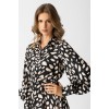 Φόρεμα εμπριμέ πλισέ Leopard