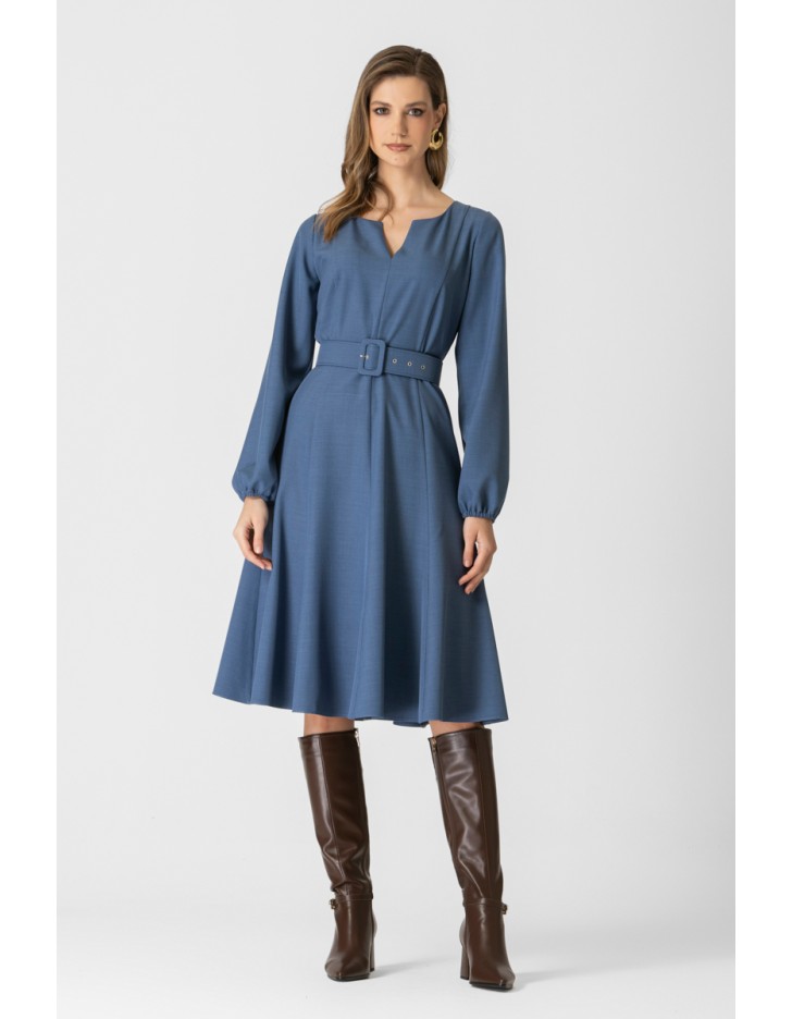 Φόρεμα ελαστικό Andy με ζώνη