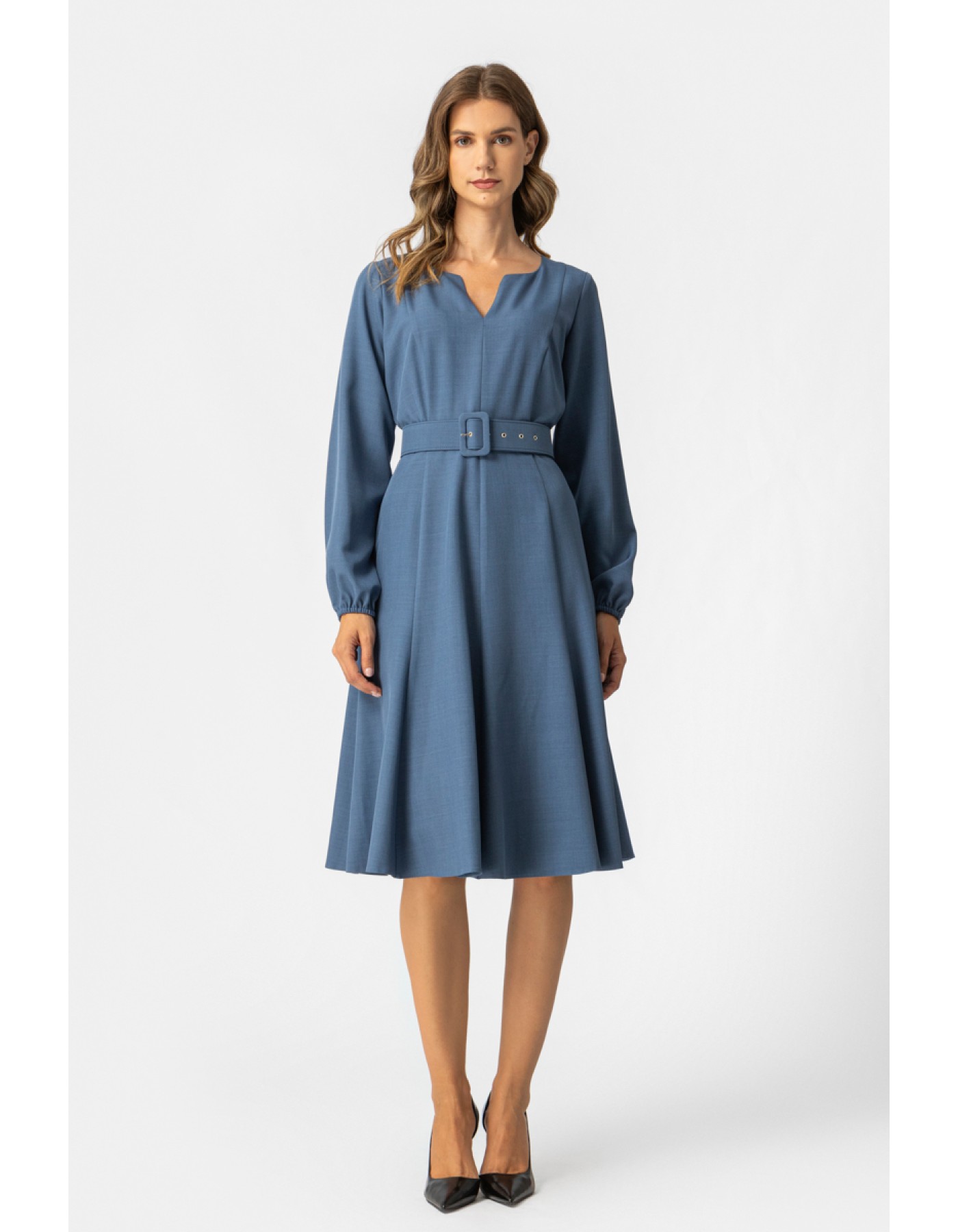 Φόρεμα ελαστικό Andy με ζώνη